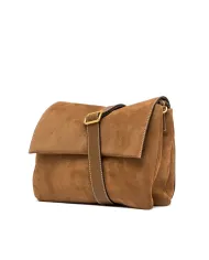 Gianni Chiarini Borsa Three in Pelle Scamosciata Cuoio