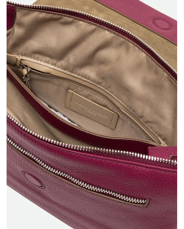 Gianni Chiarini Borsa Three in Pelle Fucsia