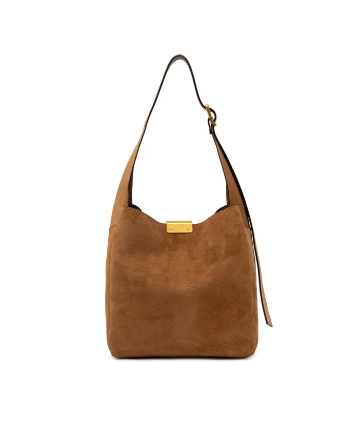 Gianni Chiarini Borsa a Spalla Jo in Suede - pelle scamosciata Cuoio