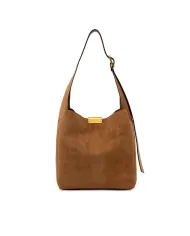 Gianni Chiarini Borsa a Spalla Jo in Suede - pelle scamosciata Cuoio