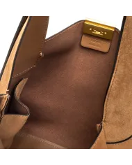 Gianni Chiarini Borsa a Spalla Jo in Suede - pelle scamosciata Cuoio