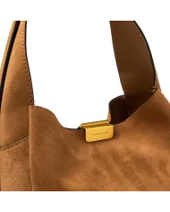 Gianni Chiarini Borsa a Spalla Jo in Suede - pelle scamosciata Cuoio