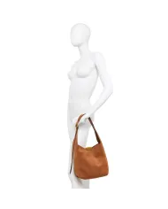 Gianni Chiarini Borsa a Spalla Jo in Suede - pelle scamosciata Cuoio