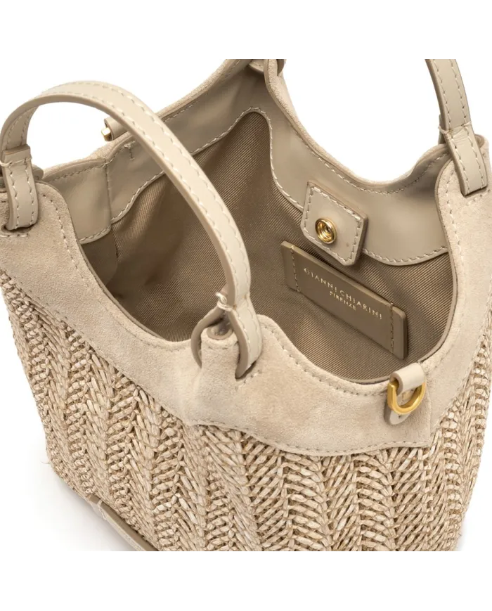 Gianni Chiarini Borsa piccola in paglia Dua Sabbia