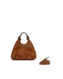 Gianni Chiarini Borsa Dua in Camoscio intrecciato Cuoio