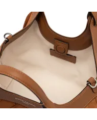 Gianni Chiarini Borsa Dua in Camoscio intrecciato Cuoio