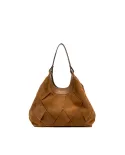 Gianni Chiarini Borsa Dua grande in Camoscio intrecciato Cuoio
