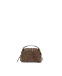 Gianni Chiarini Borsa Mini Alifa in Paglia Intrecciata Marrone