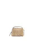 Gianni Chiarini Borsa Mini Alifa in Paglia Intrecciata Sabbia