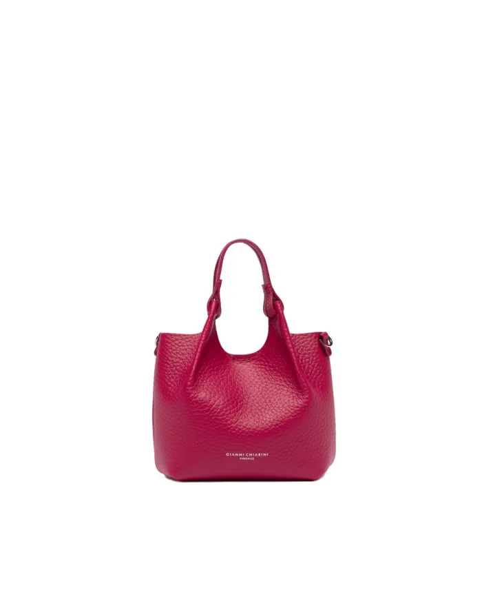 Gianni Chiarini Borsa Dua Mini in Pelle Made in Italy Fucsia