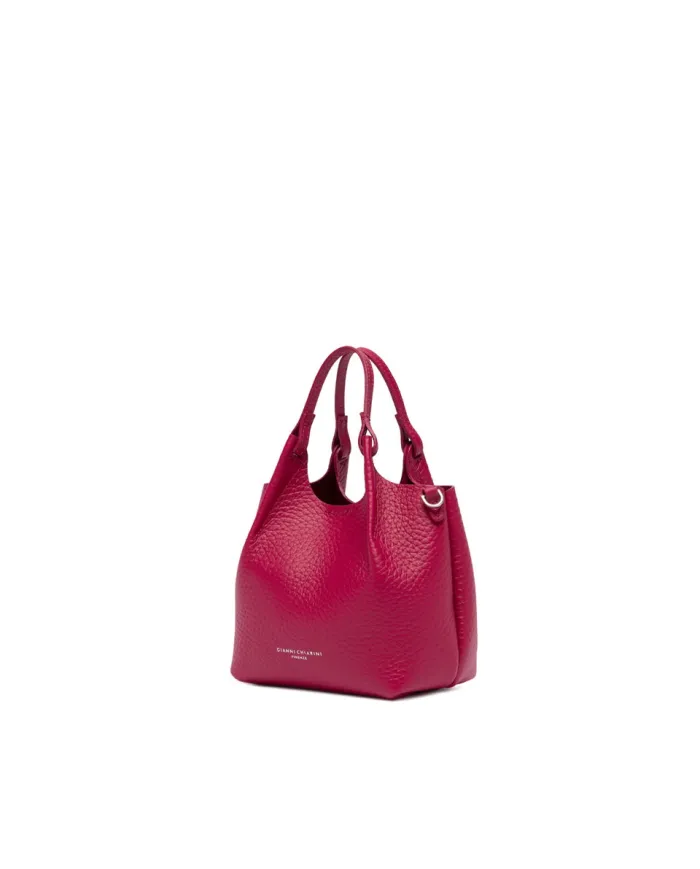 Gianni Chiarini Borsa Dua Mini in Pelle Made in Italy Fucsia