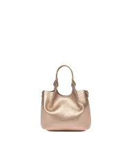 Gianni Chiarini Borsa Dua Mini in Pelle Made in Italy Platino