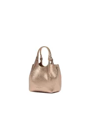 Gianni Chiarini Borsa Dua Mini in Pelle Made in Italy Platino