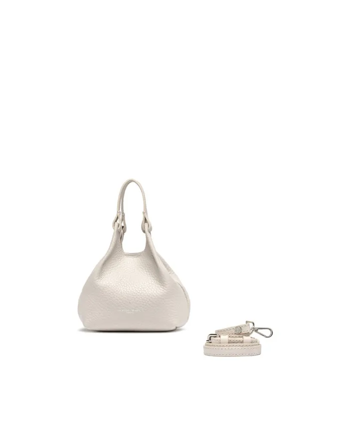 Gianni Chiarini Borsa Dua Mini in Pelle Made in Italy Sabbia