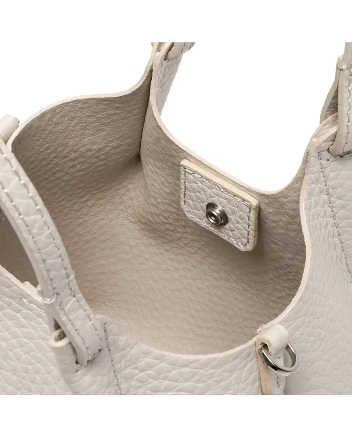 Gianni Chiarini Borsa Dua Mini in Pelle Made in Italy Sabbia