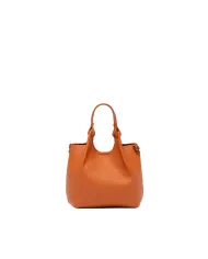 Gianni Chiarini Borsa Dua Mini in Pelle Made in Italy Arancio