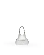 Gianni Chiarini Borsa Dua Mini in Pelle Made in Italy Silver