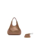 Gianni Chiarini Borsa Dua media in Pelle Made in Italy Beige
