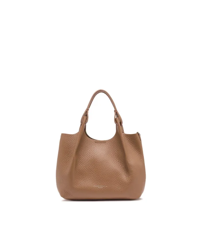 Gianni Chiarini Borsa Dua media in Pelle Made in Italy Beige