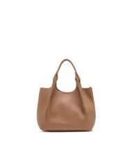 Gianni Chiarini Borsa Dua media in Pelle Made in Italy Beige
