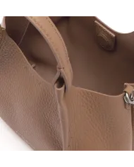 Gianni Chiarini Borsa Dua media in Pelle Made in Italy Beige