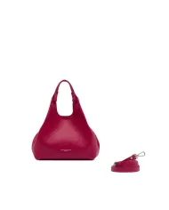 Gianni Chiarini Borsa Dua media in Pelle Made in Italy Fucsia