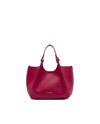Gianni Chiarini Borsa Dua media in Pelle Made in Italy Fucsia
