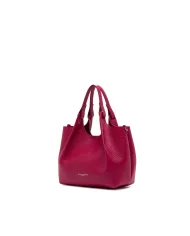 Gianni Chiarini Borsa Dua media in Pelle Made in Italy Fucsia