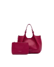 Gianni Chiarini Borsa Dua media in Pelle Made in Italy Fucsia