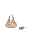 Gianni Chiarini Borsa Dua media in Pelle Made in Italy Platino
