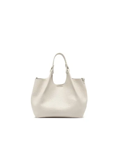 Gianni Chiarini Borsa Dua media in Pelle Made in Italy Sabbia