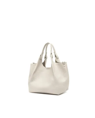 Gianni Chiarini Borsa Dua media in Pelle Made in Italy Sabbia