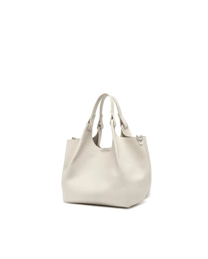 Gianni Chiarini Borsa Dua media in Pelle Made in Italy Sabbia