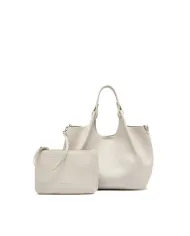 Gianni Chiarini Borsa Dua media in Pelle Made in Italy Sabbia