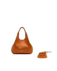 Gianni Chiarini Borsa Dua media in Pelle Made in Italy Arancio