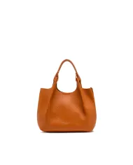 Gianni Chiarini Borsa Dua media in Pelle Made in Italy Arancio