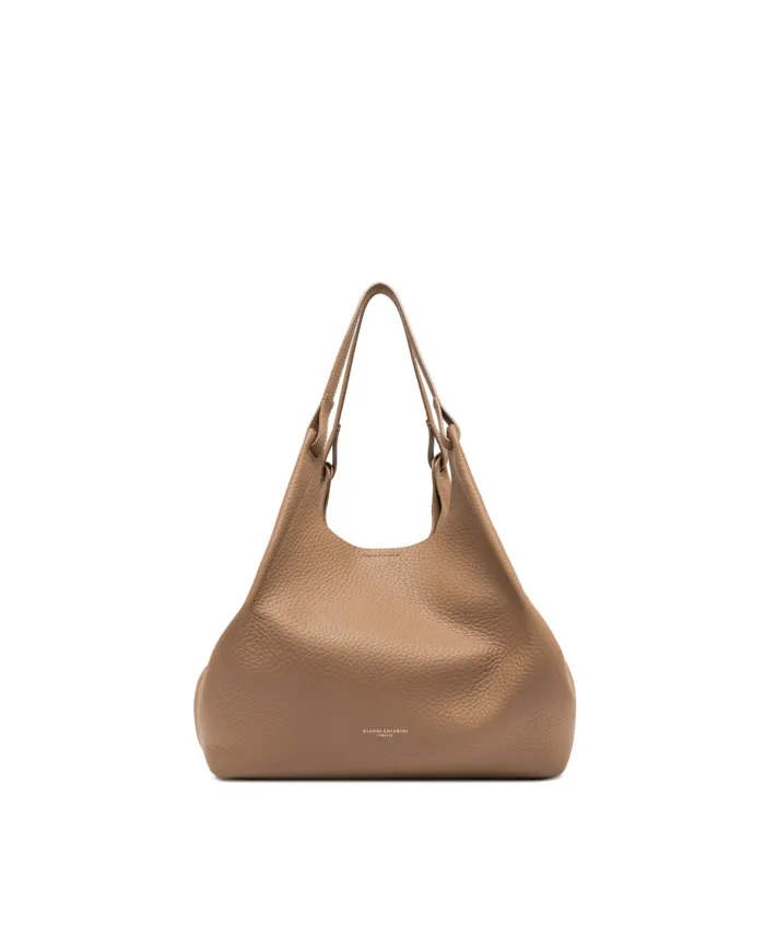 Gianni Chiarini Borsa a Spalla DUA – Pelle Made in Italy Beige