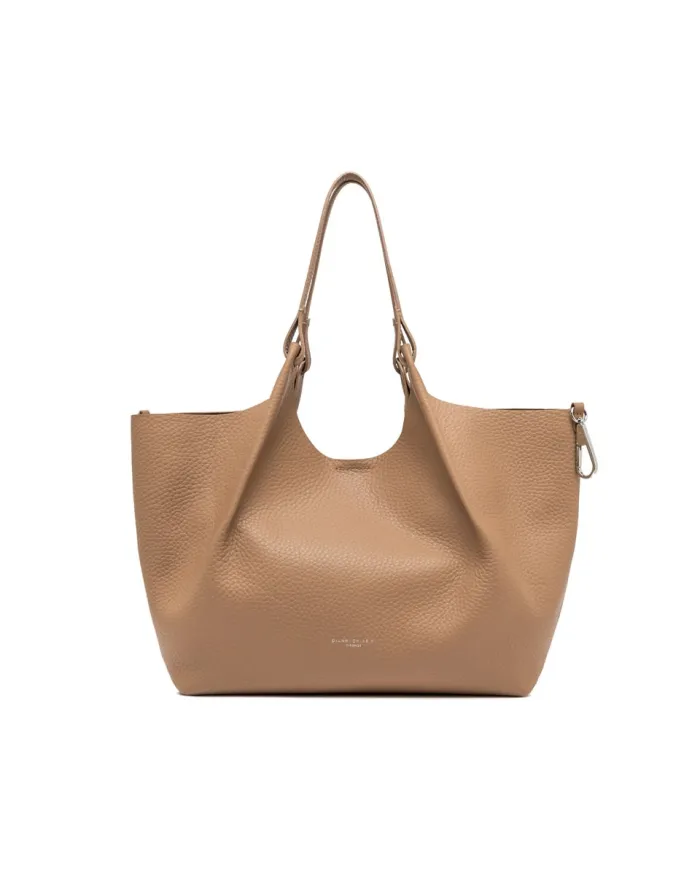 Gianni Chiarini Borsa a Spalla DUA – Pelle Made in Italy Beige