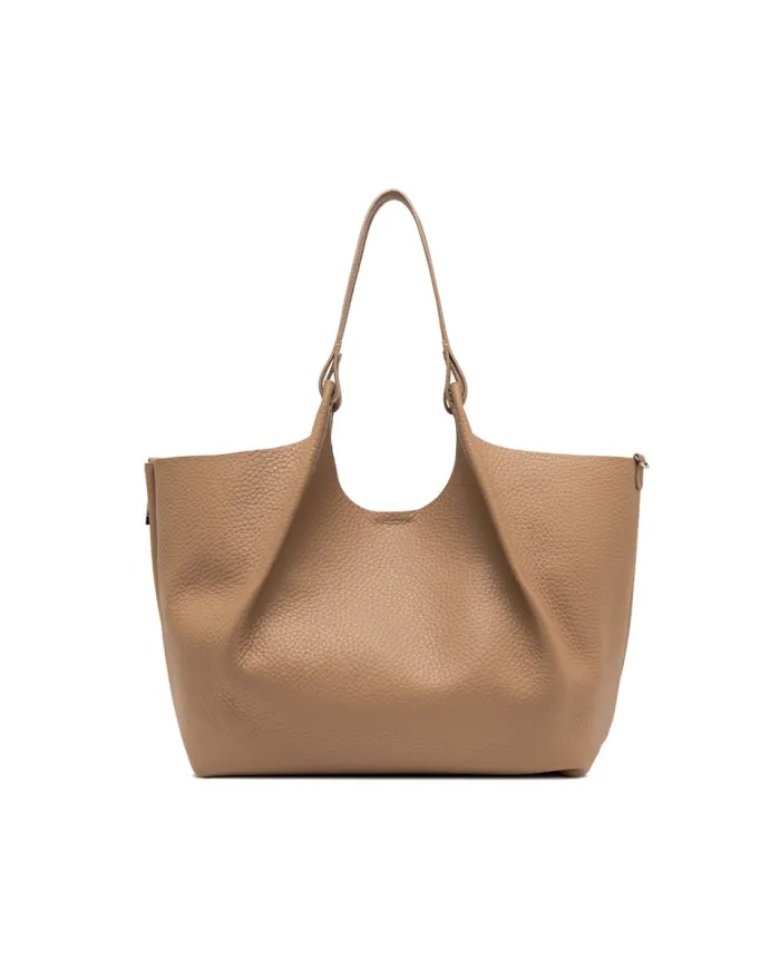 Gianni Chiarini Borsa a Spalla DUA – Pelle Made in Italy Beige