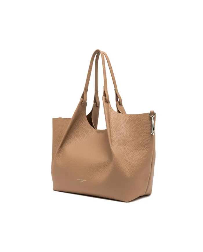 Gianni Chiarini Borsa a Spalla DUA – Pelle Made in Italy Beige