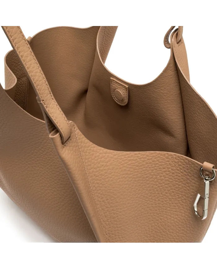Gianni Chiarini Borsa a Spalla DUA – Pelle Made in Italy Beige