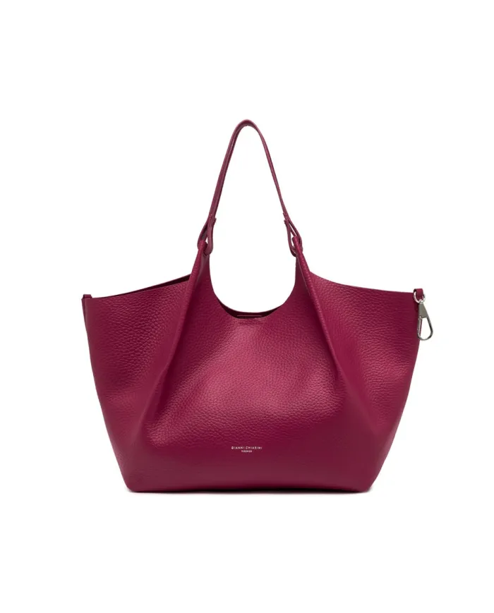 Gianni Chiarini Borsa a Spalla DUA – Pelle Made in Italy Fucsia