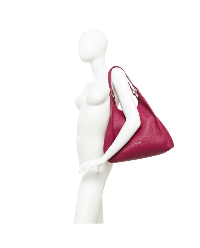 Gianni Chiarini Borsa a Spalla DUA – Pelle Made in Italy Fucsia