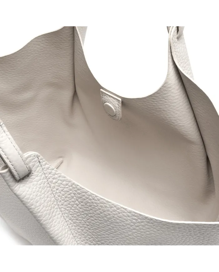 Gianni Chiarini Borsa a Spalla DUA – Pelle Made in Italy Sabbia