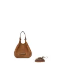 Gianni Chiarini Borsa Mini Dua in pelle scamosciata Cuoio