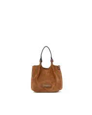 Gianni Chiarini Borsa Mini Dua in pelle scamosciata Cuoio