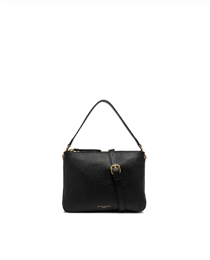 Gianni Chiarini Borsa in pelle 2 scomparti Frida Nero