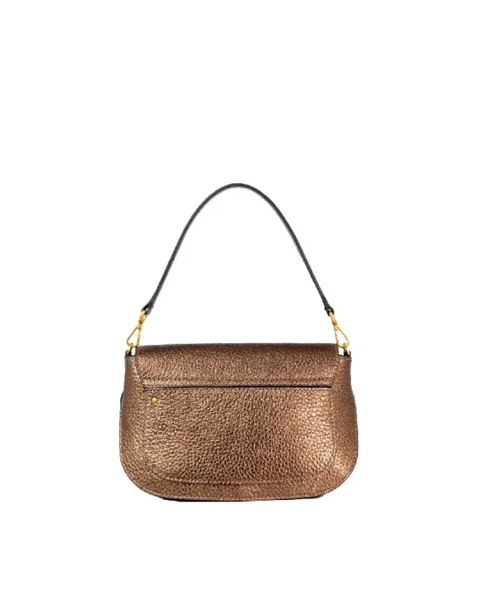 Gianni Chiarini Borsa piccola pelle e camoscio Olga Bronzo
