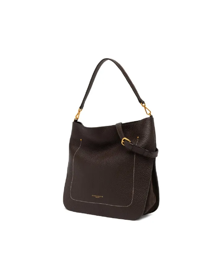 Gianni Chiarini Borsa tracolla grande Olga Testa moro