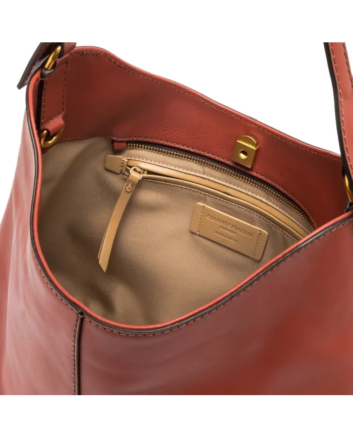 Gianni Chiarini Borsa a tracolla Eloise Mattone